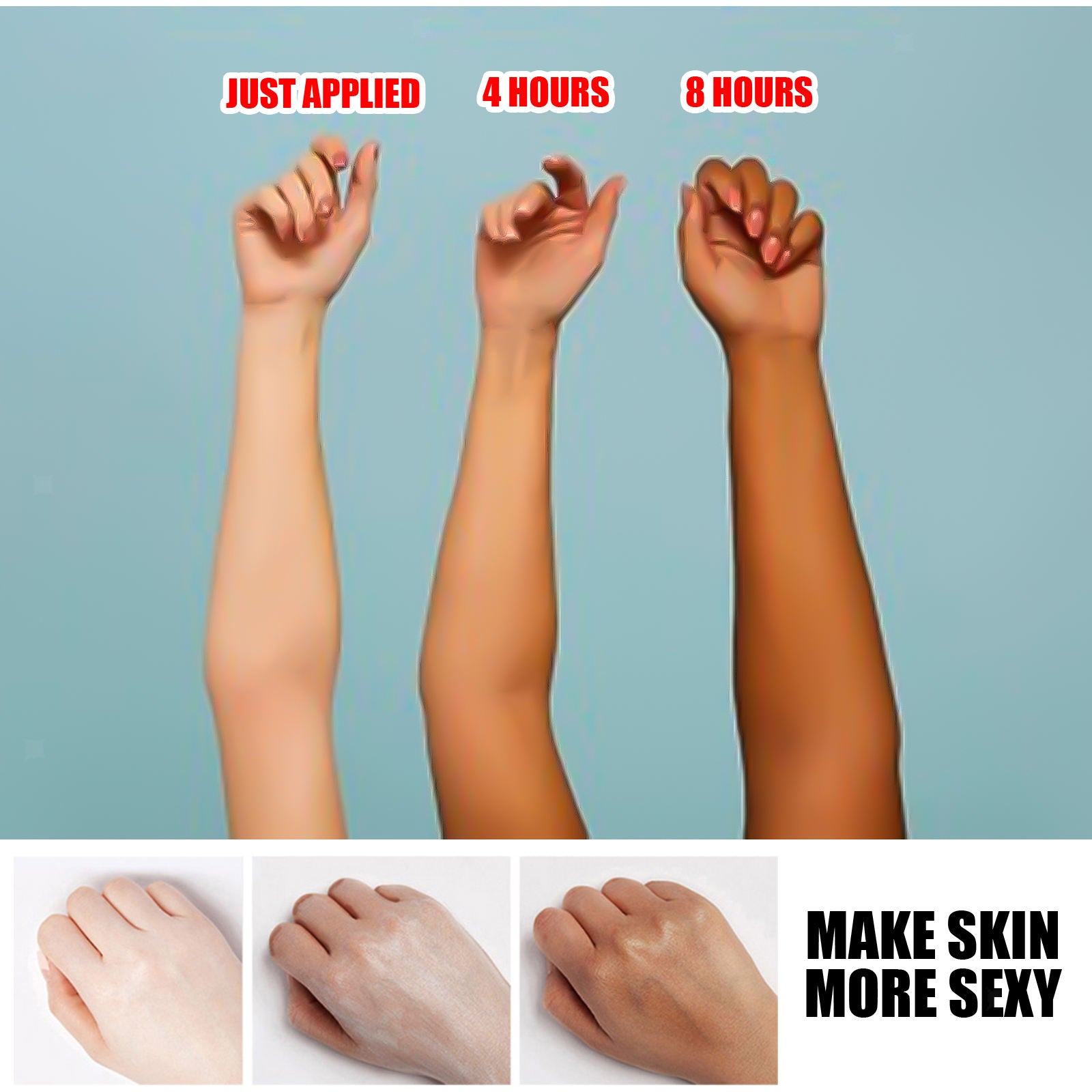 Body Sunless Self Tanning Spray Oil Long Lasting Self Tanners Mousse 100ML