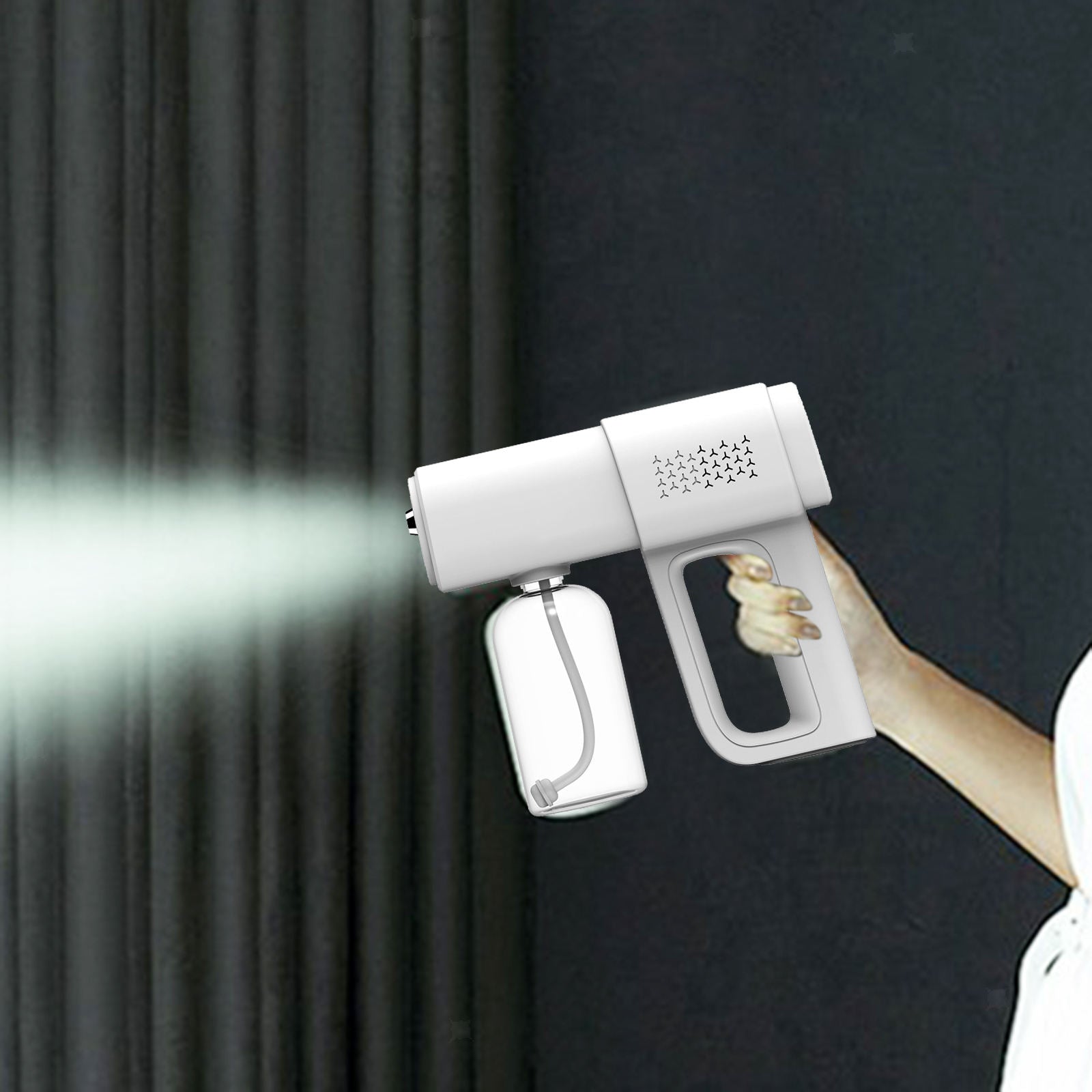Handheld Wireless Disinfectant Atomizer Adjustable for Home 2000mAh 380ml