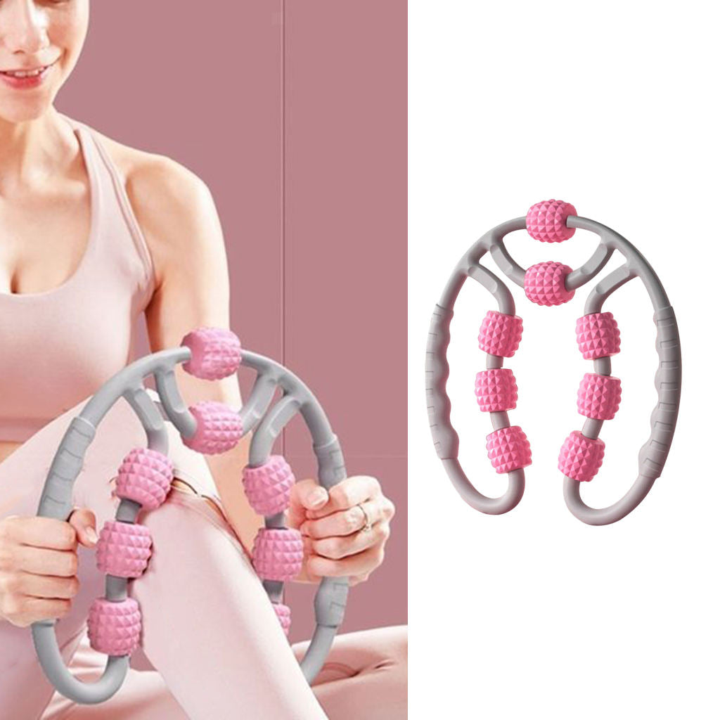 Foam Roller Leg Massager for Legs Pain Relief High Density Foam Pink