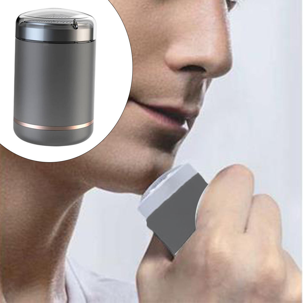 Mini Electric Shaver USB Rechargeable Cordless Compact Razor Wet Dry Use
