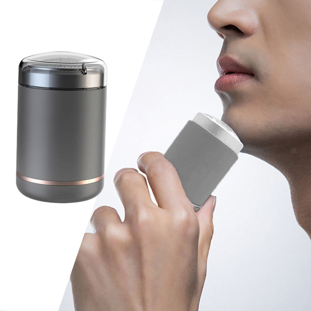 Mini Electric Shaver USB Rechargeable Cordless Compact Razor Wet Dry Use