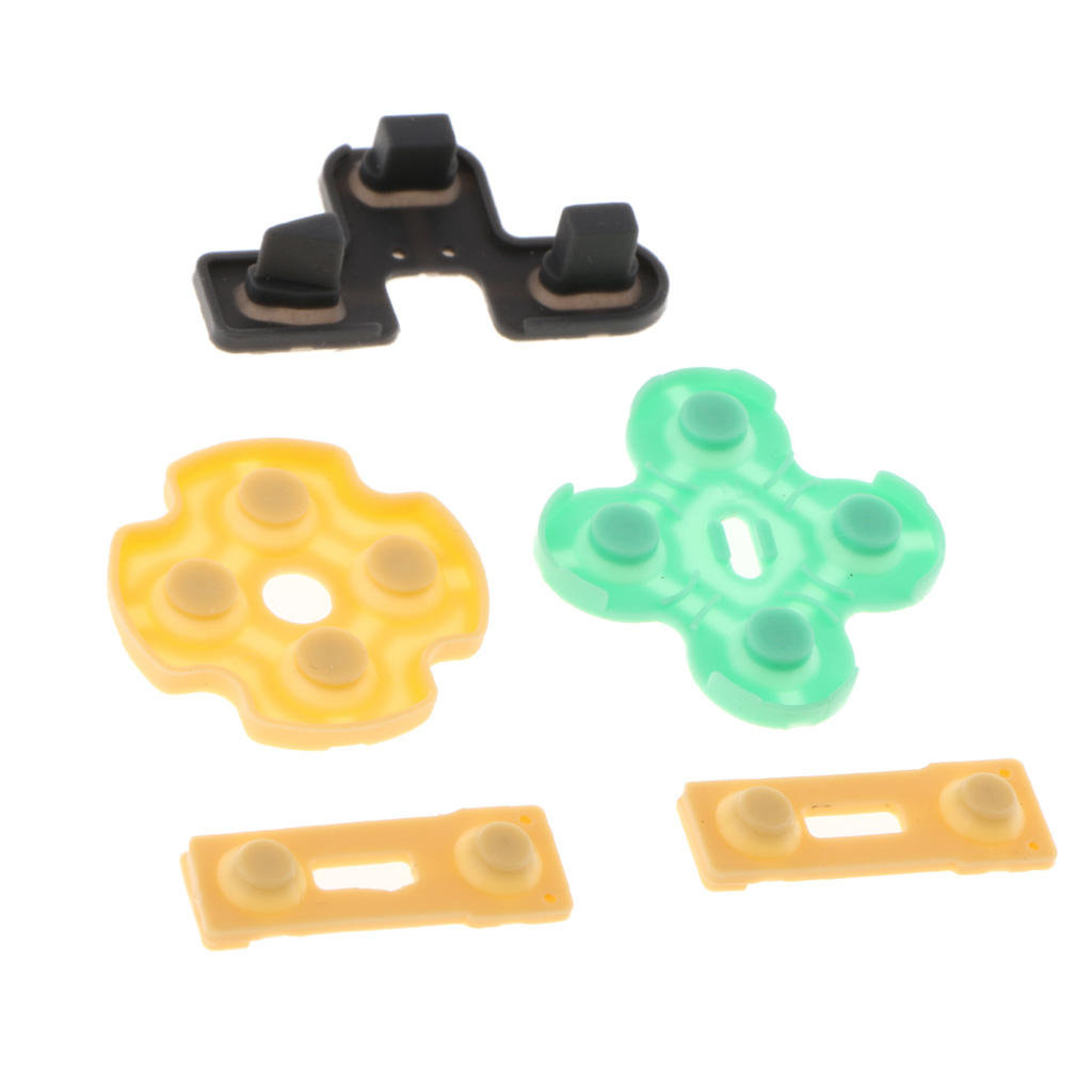 5x Conductive Rubber Pad for Sony PS2 Controller Button Replacement Assembly