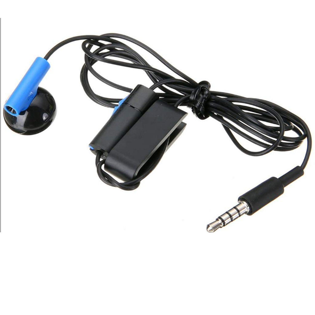 For Sony PS4 Controller Earphone Single Earbud Wired Earpiece 3.5mm   Mic
