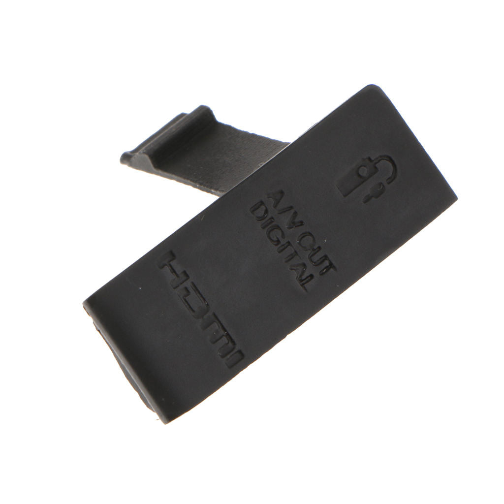 Replacement Part for Canon EOS 500D USB   Video OUT Rubber Door Cover - Black