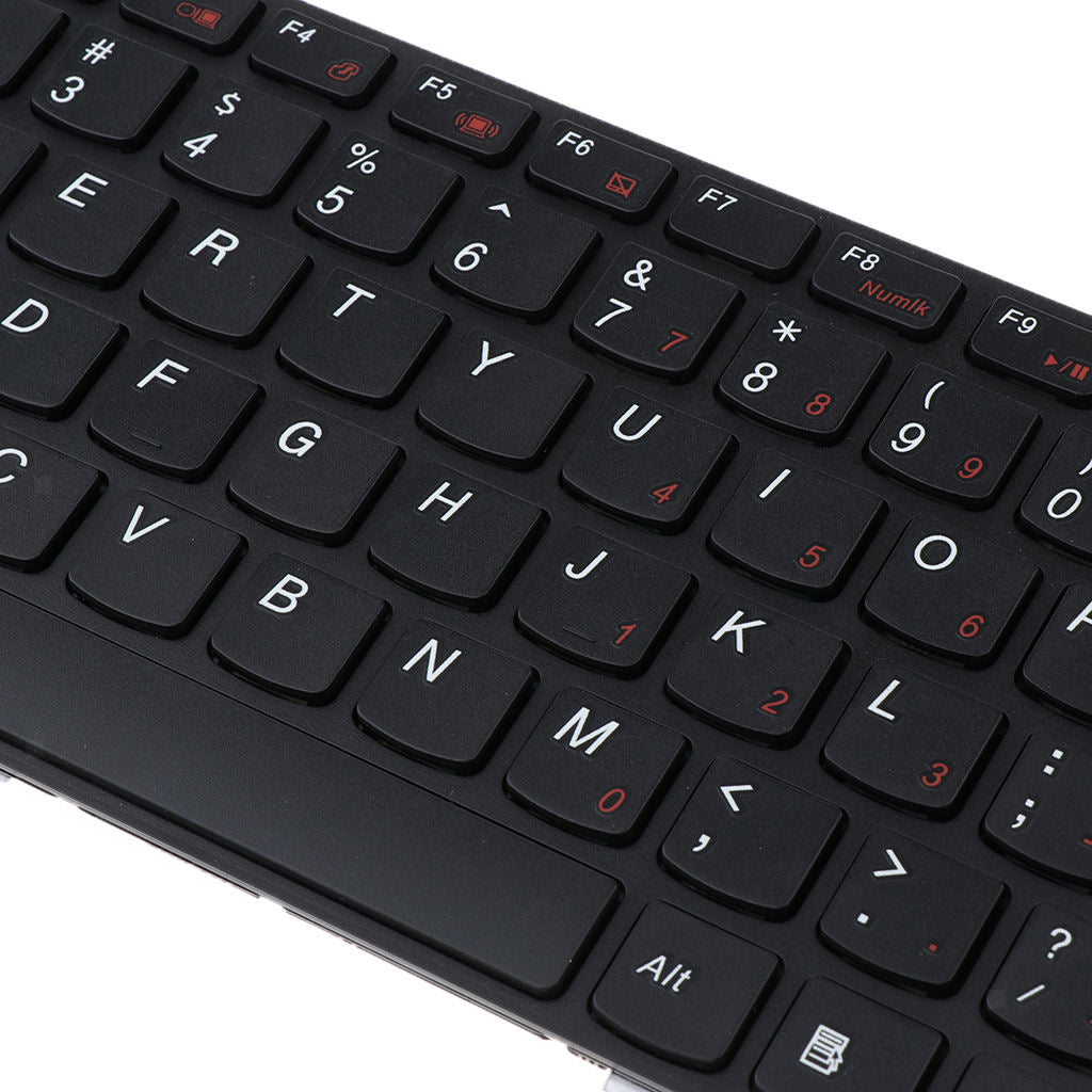 Laptop Keyboard with Small Enter Key for Lenovo US Layout  Black