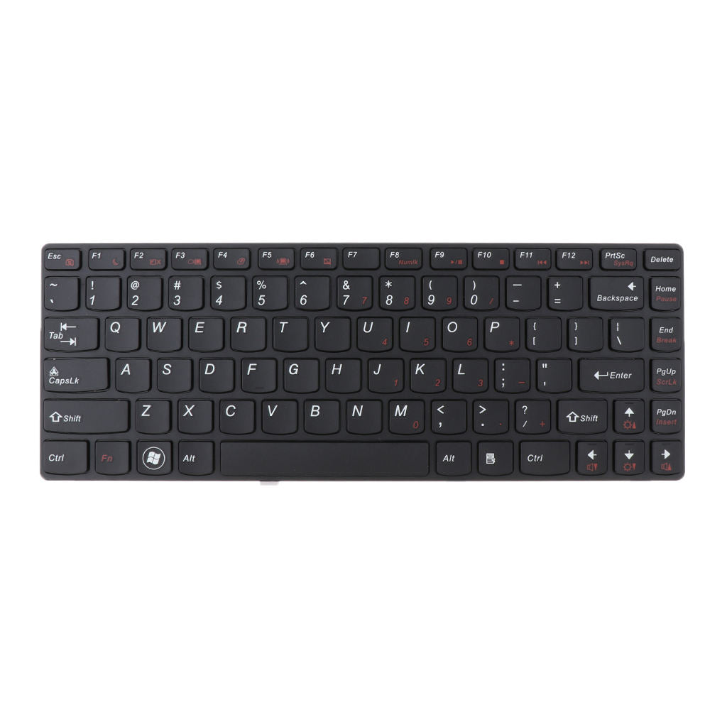 Laptop Keyboard with Small Enter Key for Lenovo US Layout  Black