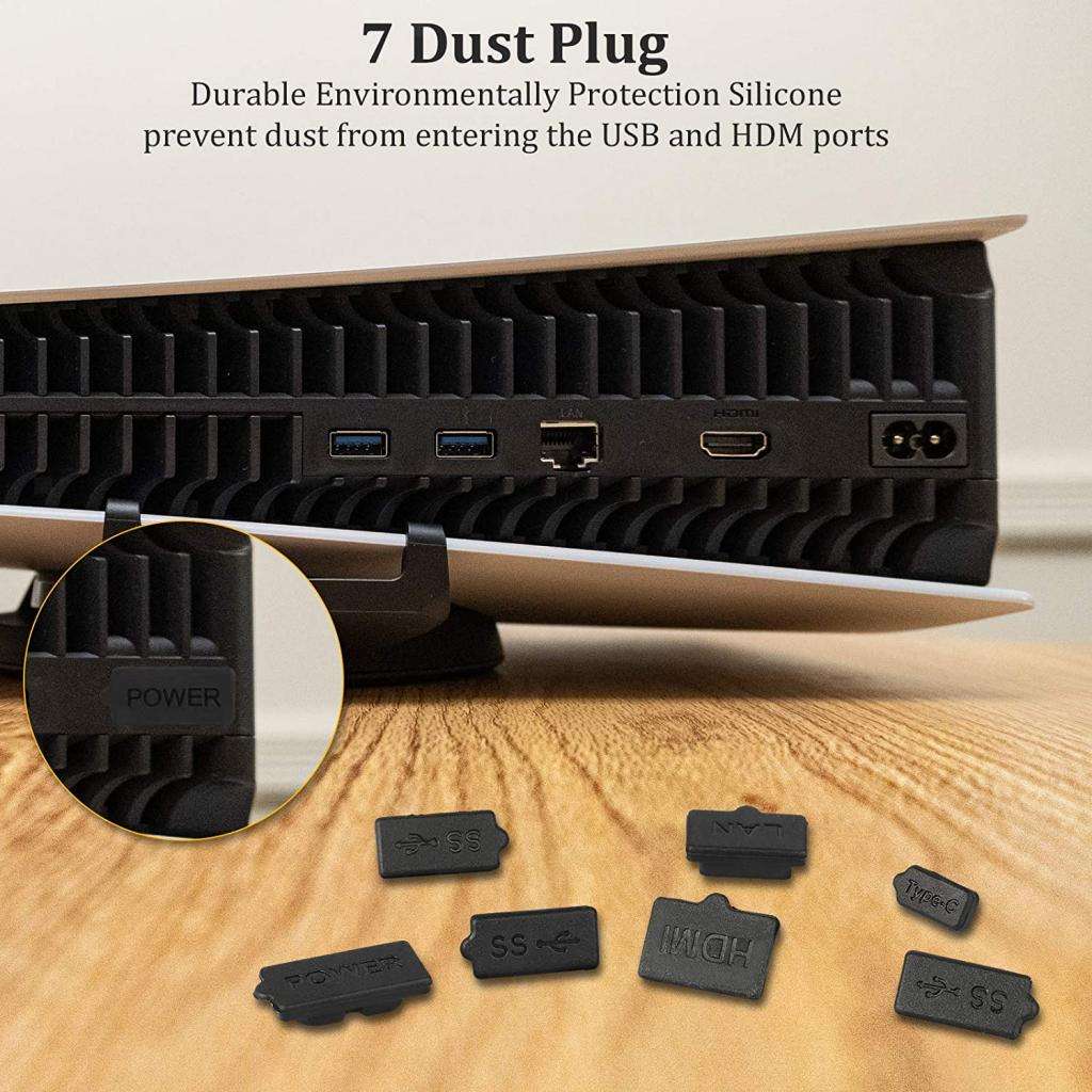 Dust Proof Dust Cover for PS5 Console Anti-dust Cover for PS5 DE / UHD