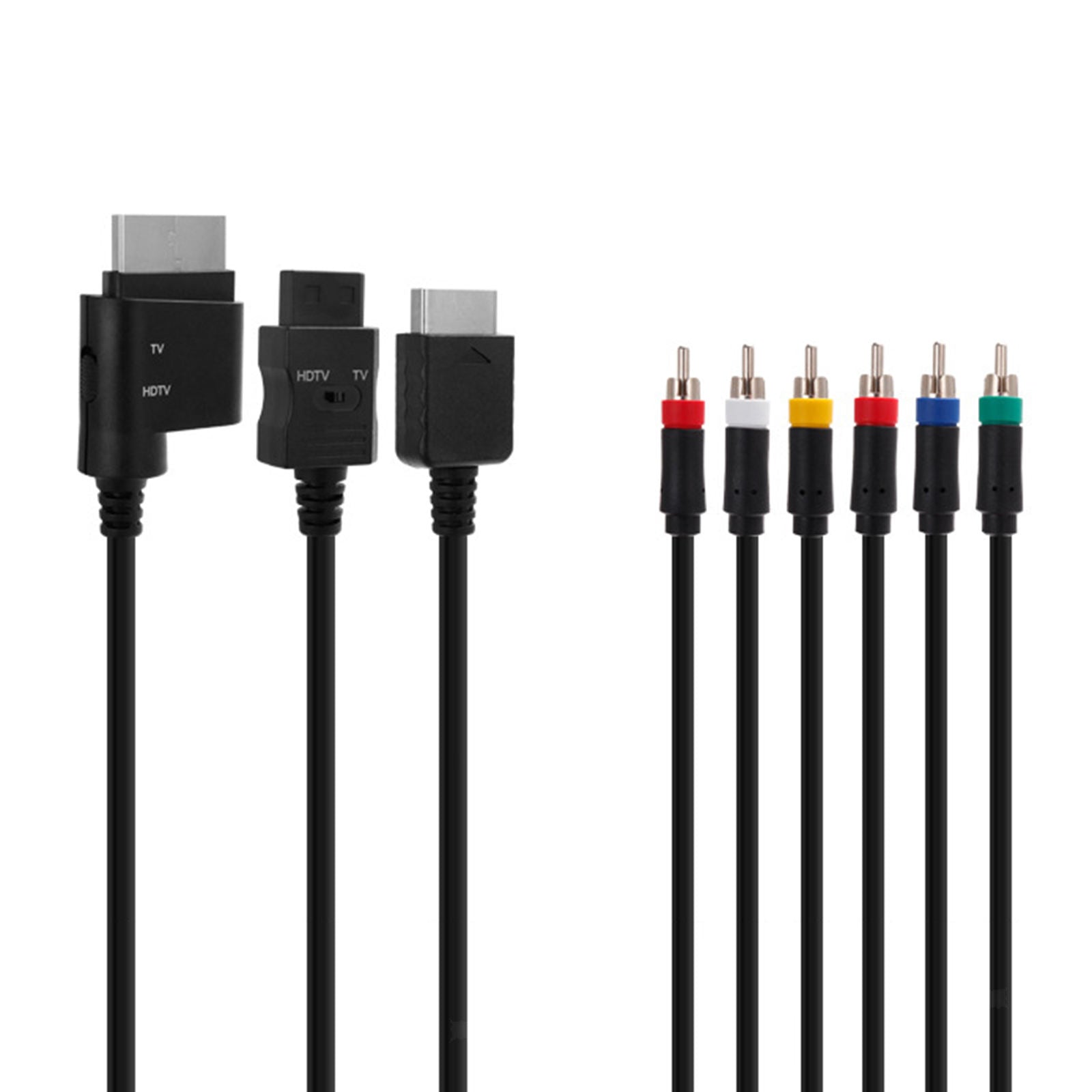 Gaming AV Cable 180cm Audio Video Cable for X-BOX 360 Component Accessories