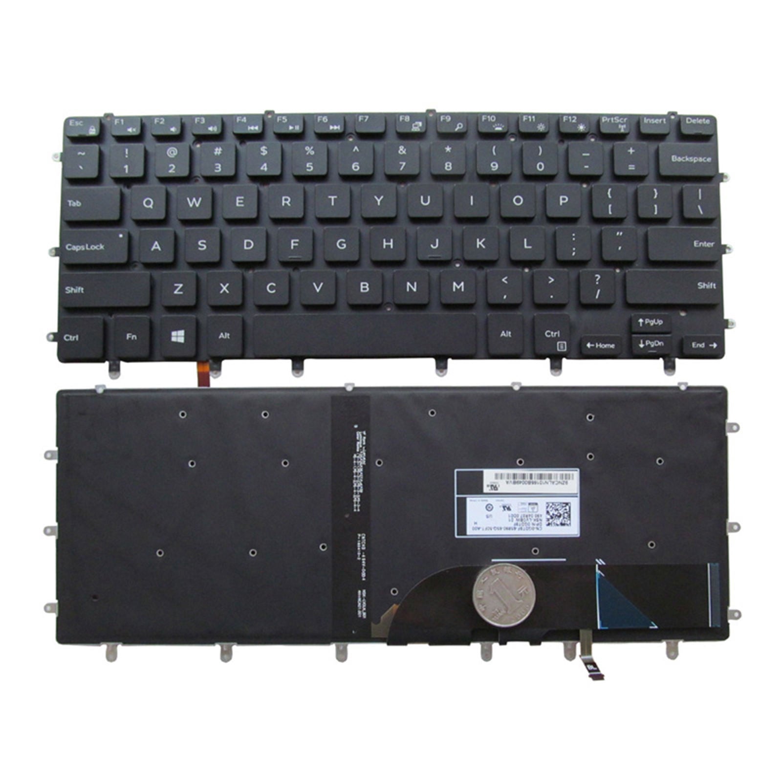 1Pcs New Replacement Keyboard US Layout Backlit For Dell XPS 15 9550 Series