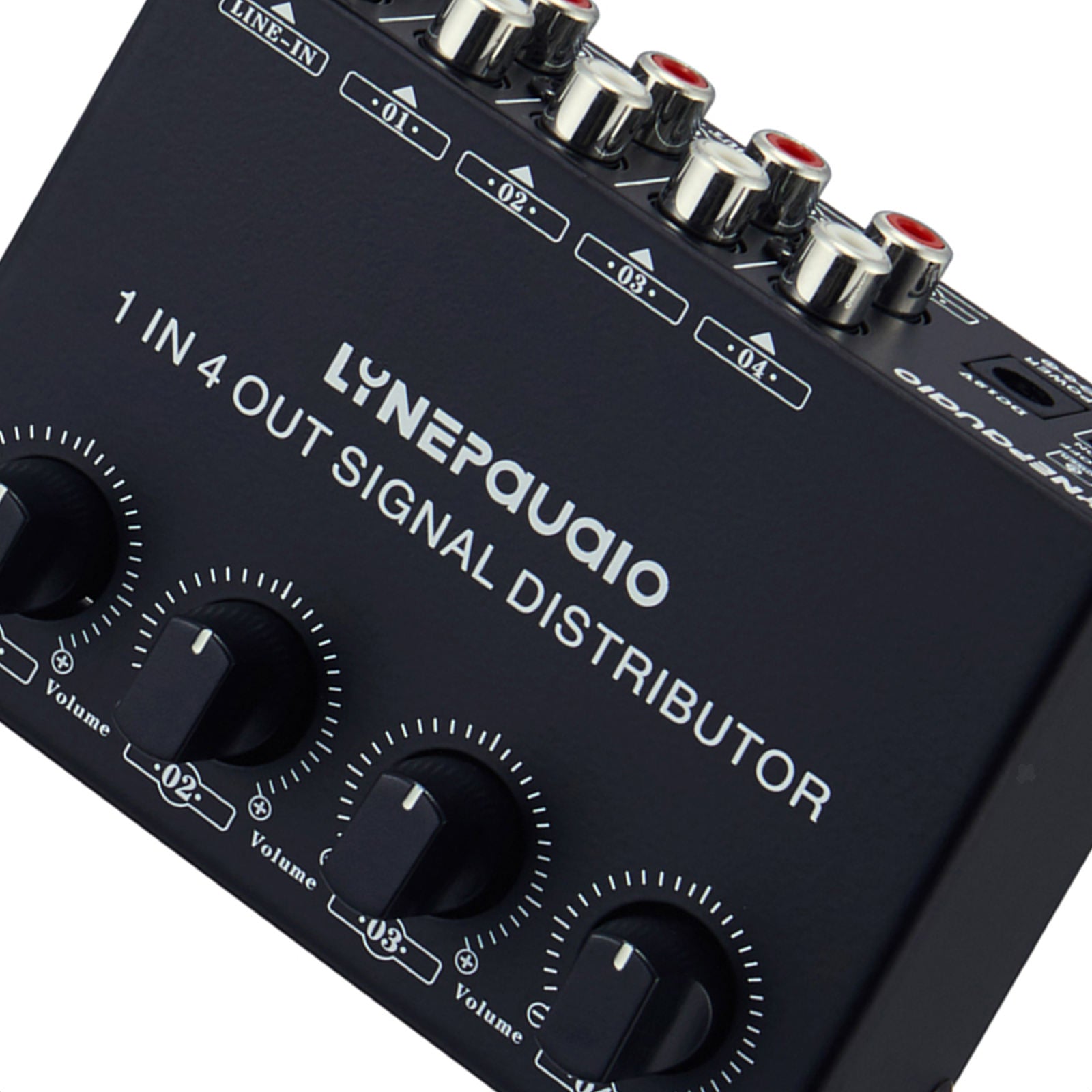 Signal Amplifier 1 In 4 Out Distributor No Loss Aluminum Case Premium Sturdy