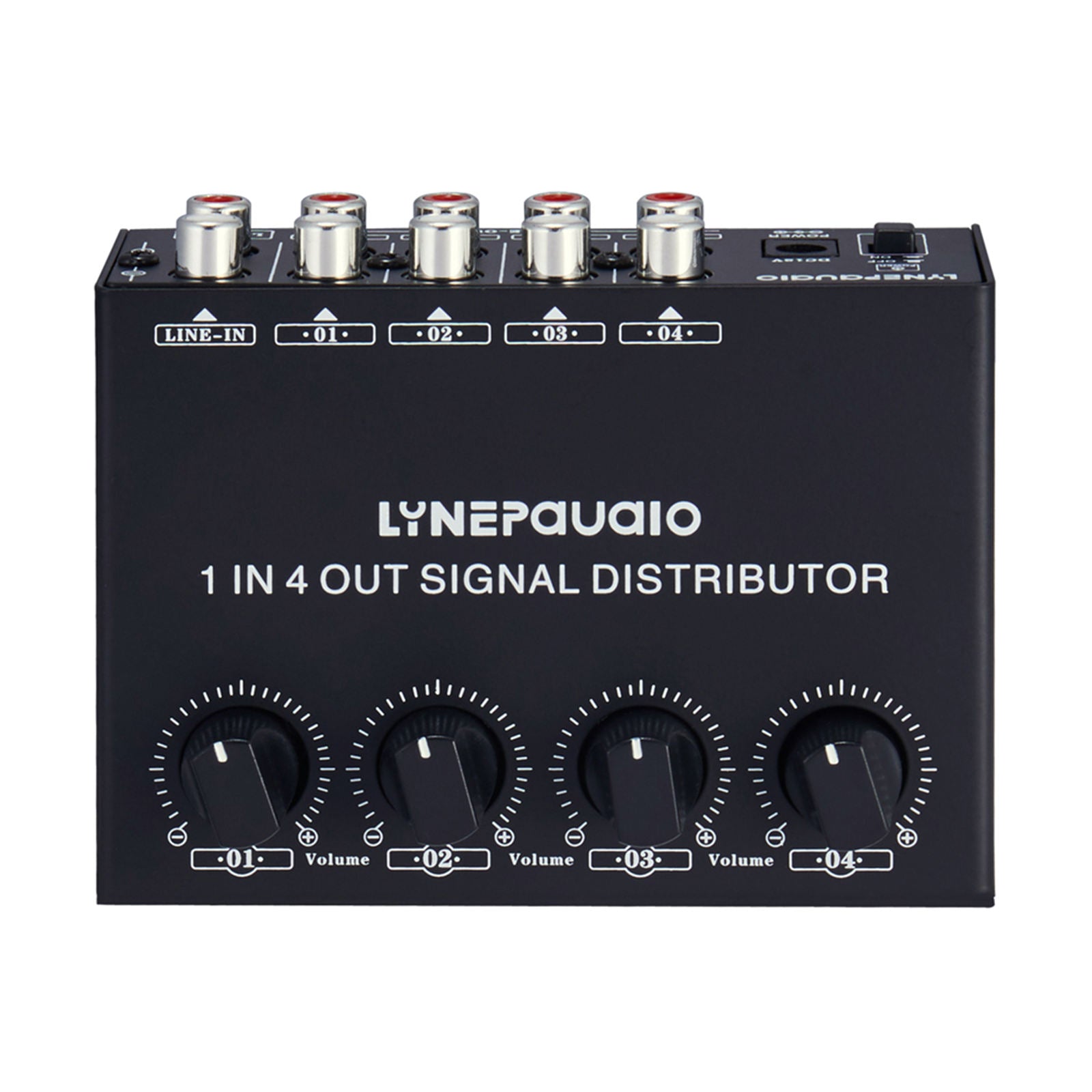 Signal Amplifier 1 In 4 Out Distributor No Loss Aluminum Case Premium Sturdy