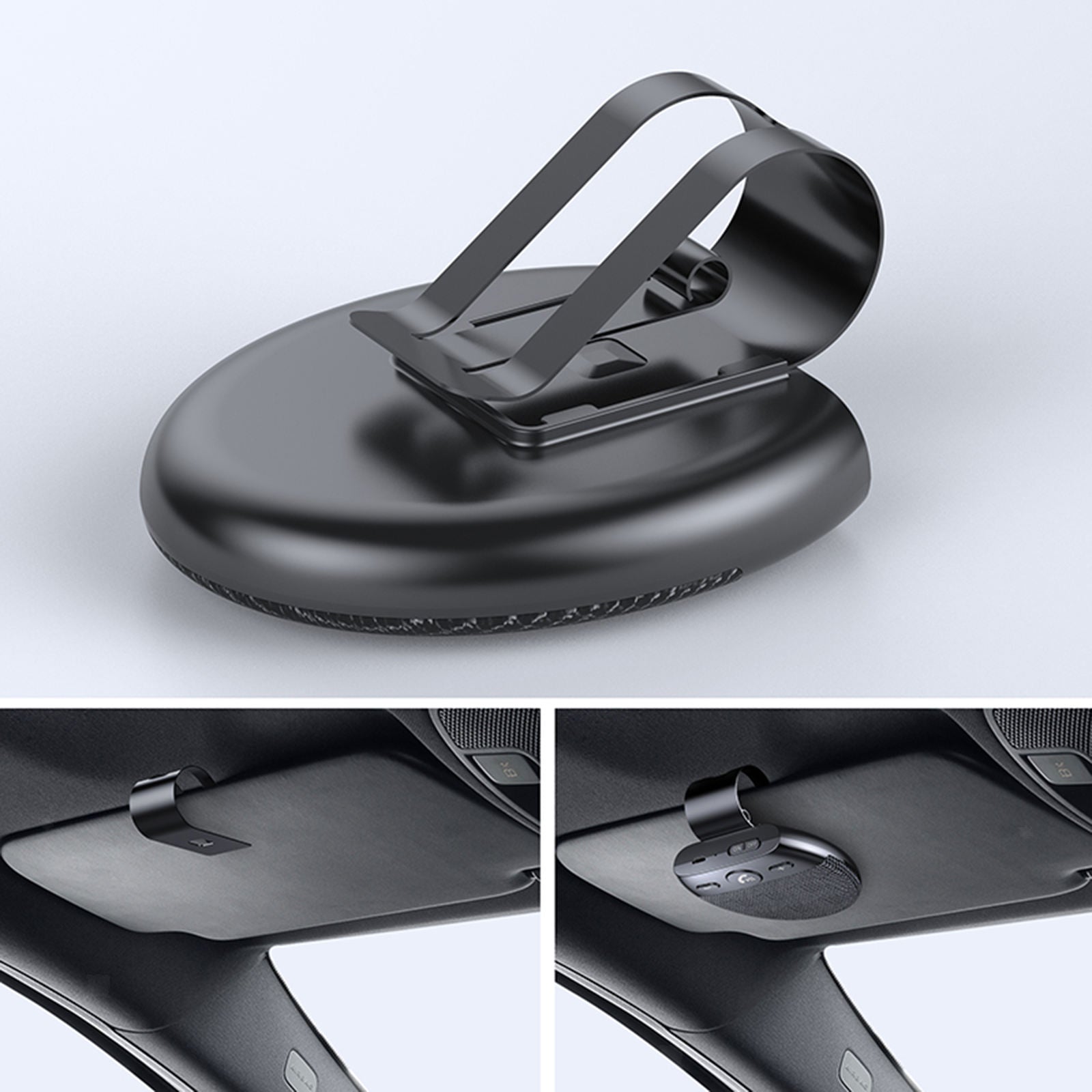 Bluetooth Car Speaker Wireless Speakerphone Music Player Auto Power ON Car Kit