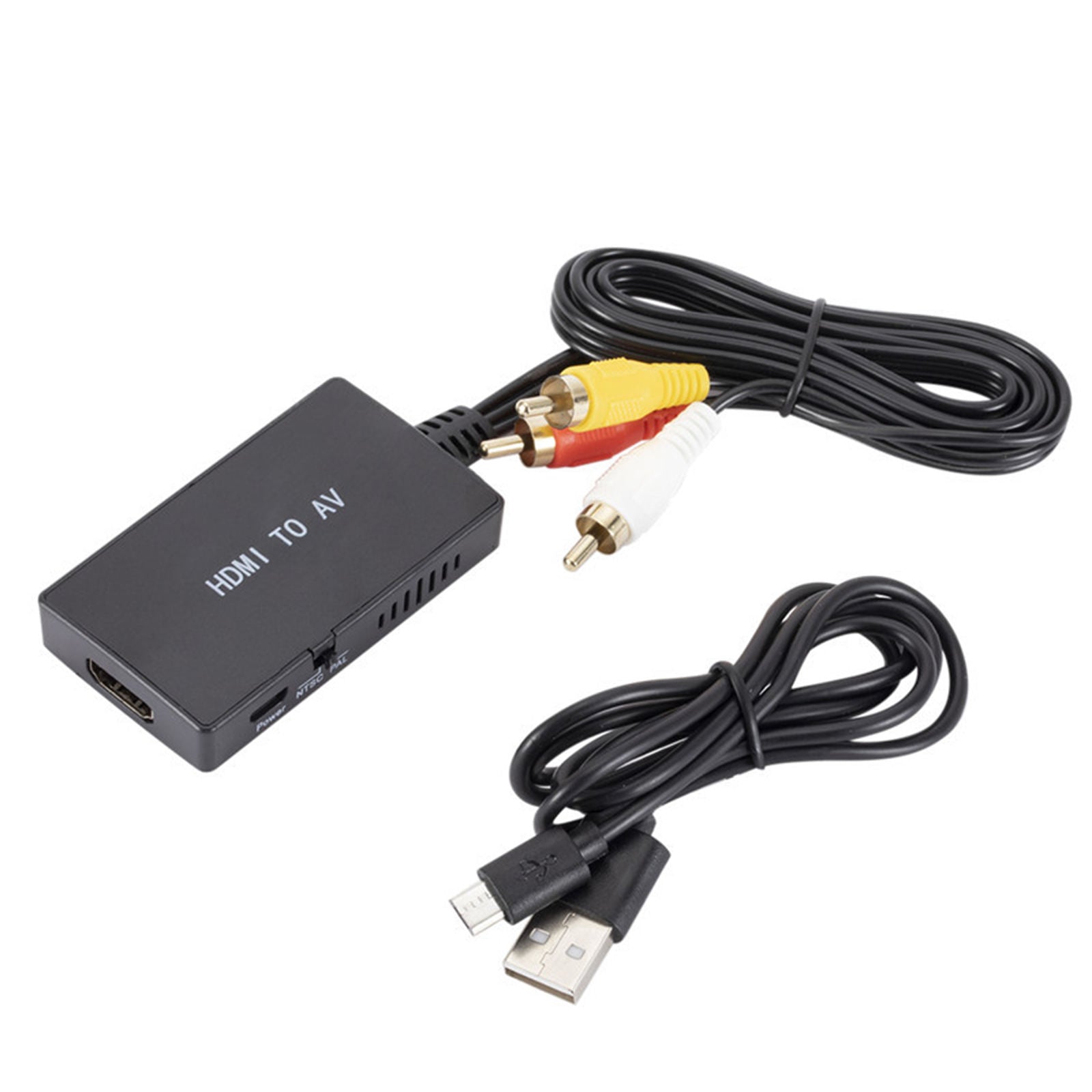 HDMI to AV Converter Audio   PAL NTSC for Old TV Streaming Stick DVD