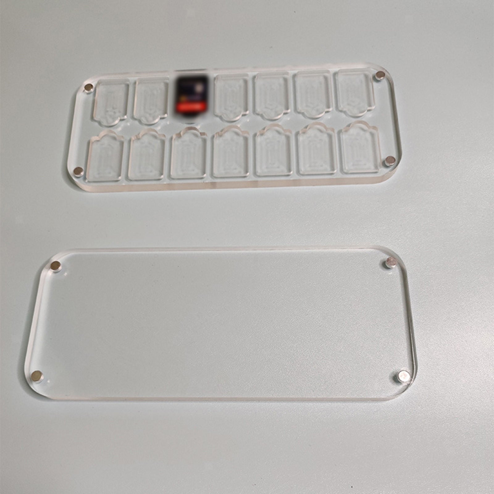 Clear 14 Slot Game Card Storage Box Holder for Nintendo Switch Lightweight