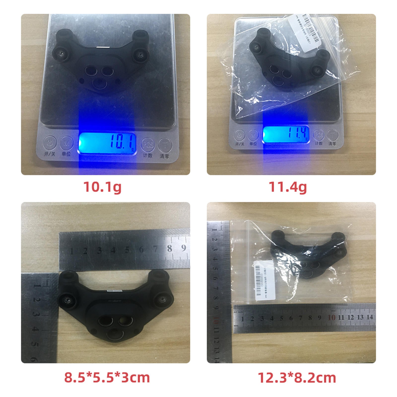 New Drone Vision Bracket Assembly Repair Part for FPV Combo Drone Black