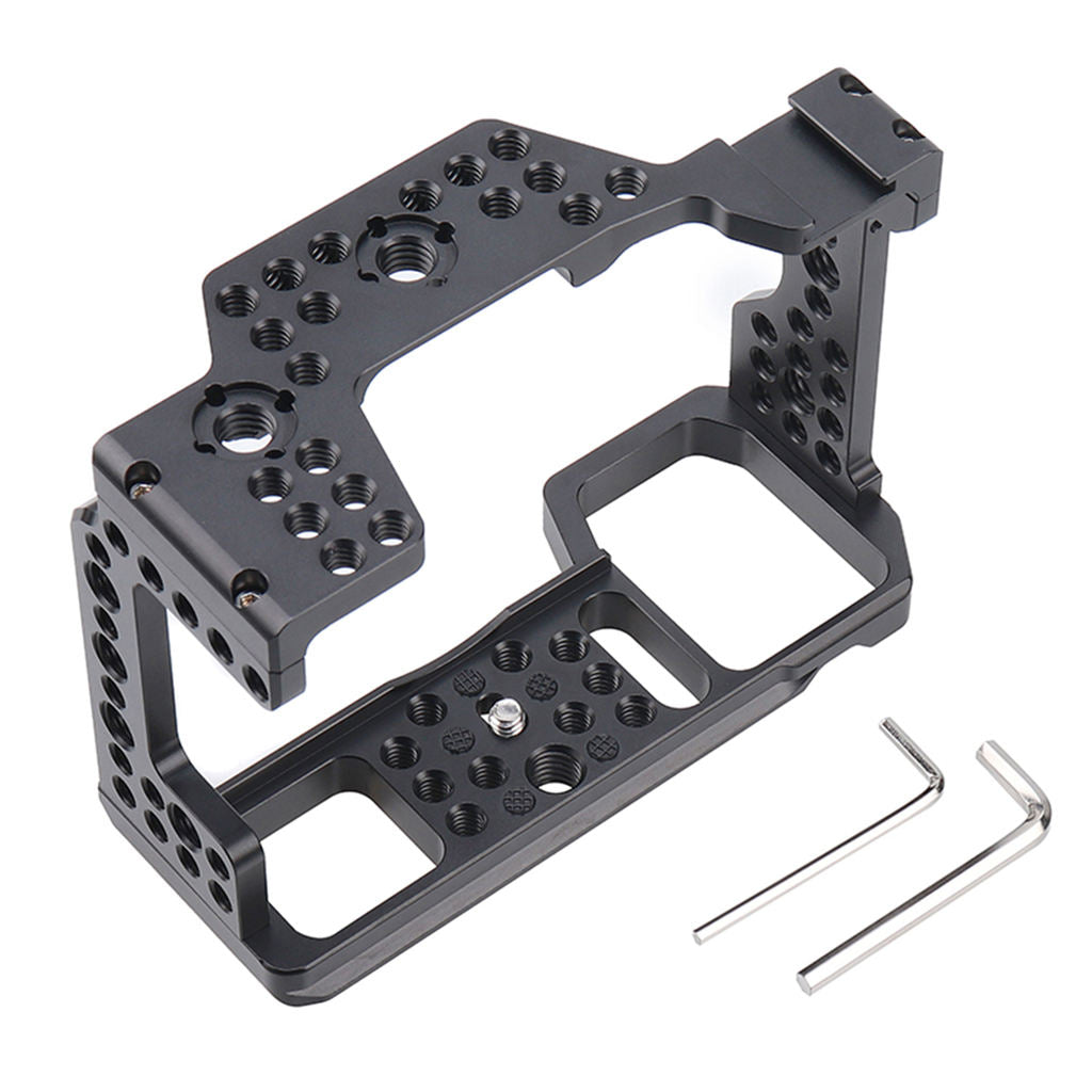 Aluminum Camera Cage, Video Rig with 1/4-Inch Threads Replacement, Protection