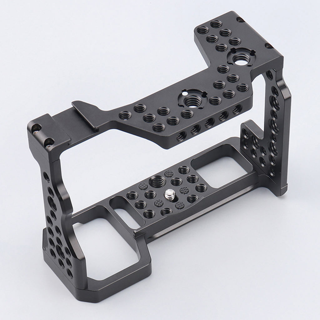 Aluminum Camera Cage, Video Rig with 1/4-Inch Threads Replacement, Protection