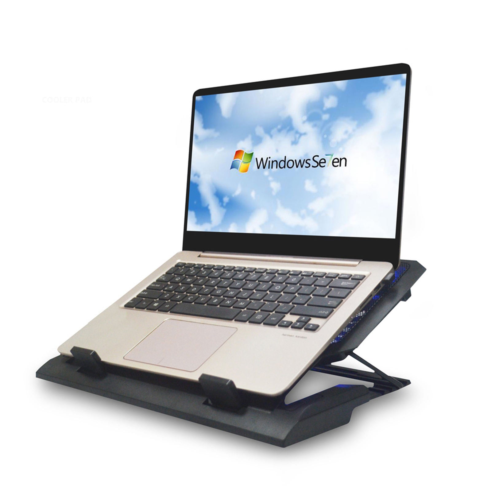 Portable Laptop Cooling Pad Height Free Adjustment Stand Laptop Cooler for Home