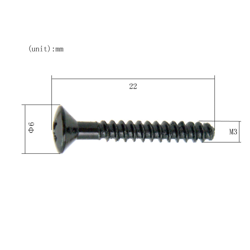 6 Pcs of Set Electric Bass Screws Springs Set for  Telecaster Electric Guitar