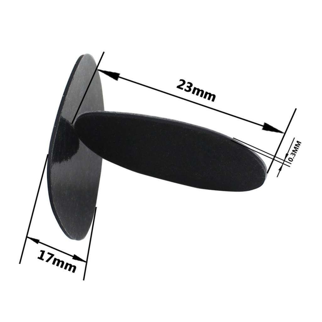 0.3mm Medium   Saxophone Mouthpiece Mouthpiece Patch 8 Black Wind Instrument