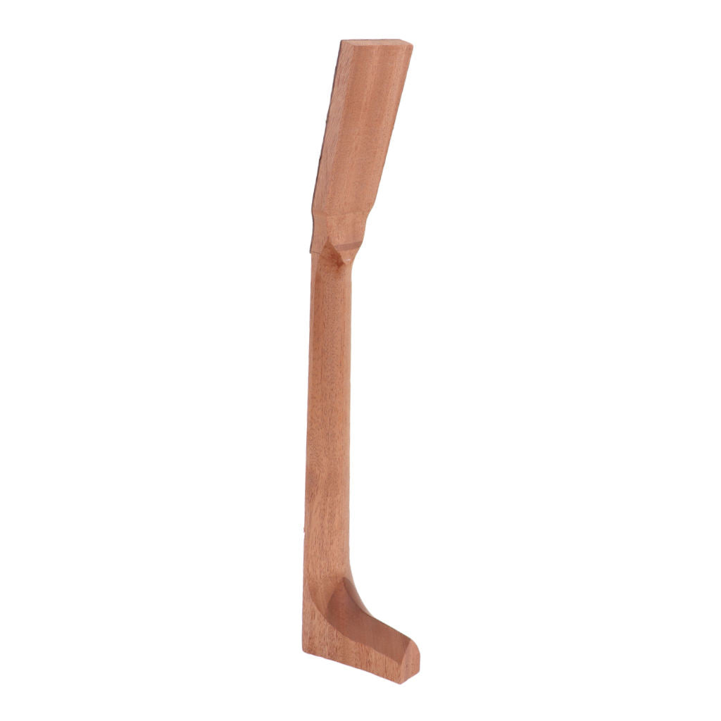 3 Pieces Unfinished Mahogany Wood Acoustic Guitar Neck Fretboard DIY Accs