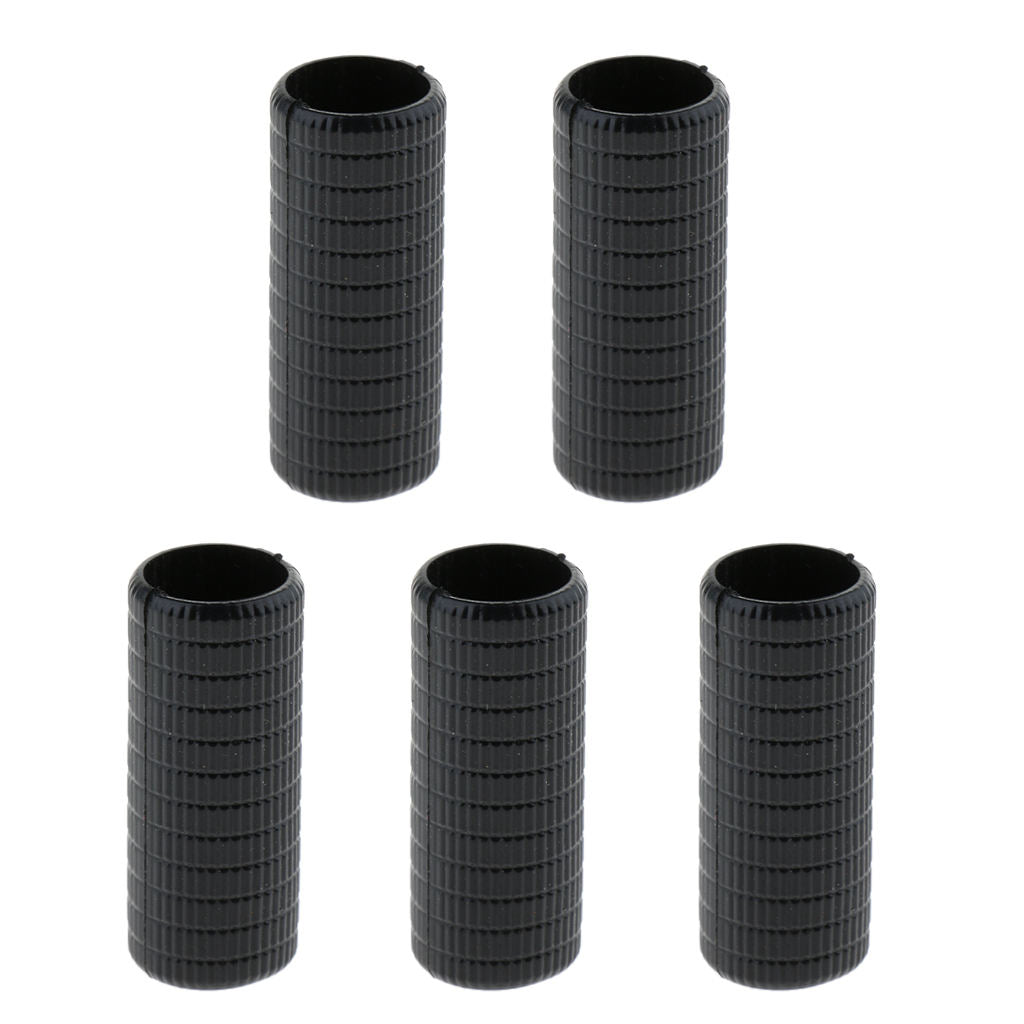 Practical 5pcs Rubber Bow Skin Bow Pads Black for Cello Bows Making Accessories