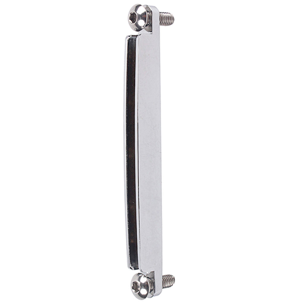 Adjustable Bridge Saddle with Slotted Nut Metal Alloy for Acoustic Guitar