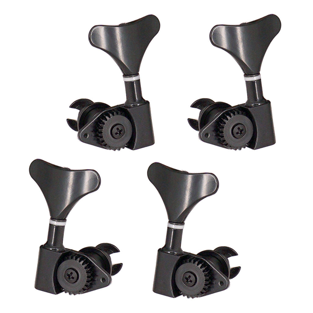4 Pack Bass Machine Tuner Pegs Head Knob Musical Instrumental Set 2L2R