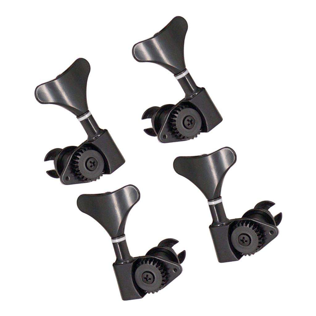 4 Pack Bass Machine Tuner Pegs Head Knob Musical Instrumental Set 2L2R