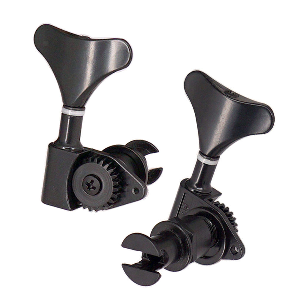 4 Pack Bass Machine Tuner Pegs Head Knob Musical Instrumental Set 2L2R