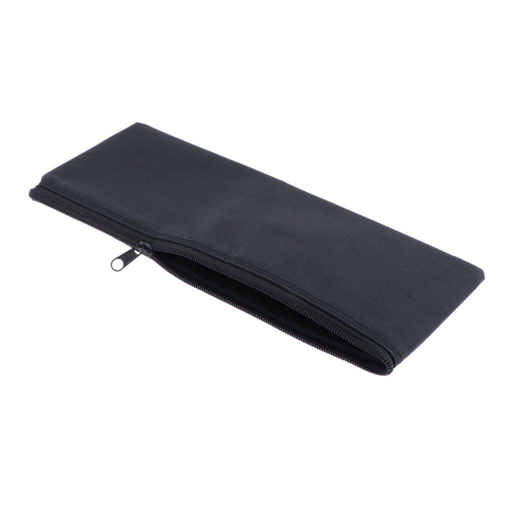 Microphone Protective Zipper Bags Pouch Soft 31x11cm Bar Outdoors Travel