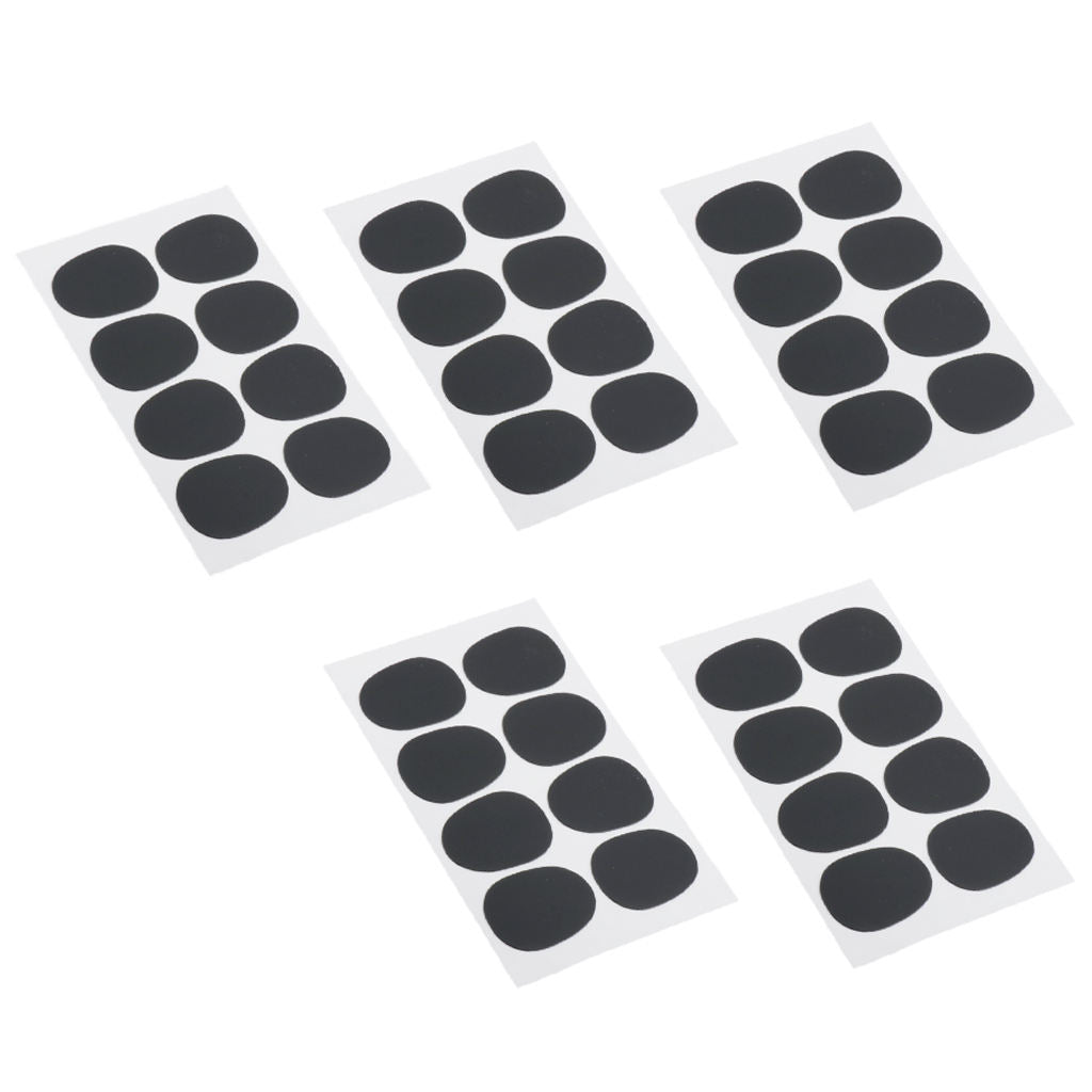 40 Pieces Sax Mouthpiece Pad Sax Tooth for Saxophone Replacement Accessories
