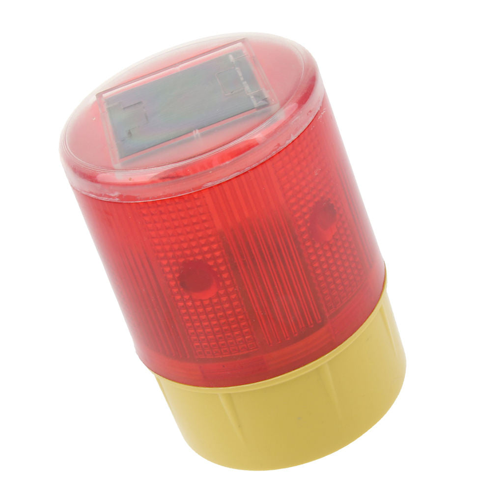 3.7V Solar LED Flashing Strobe Beacon Emergency Warning Light Car Tru Lamp