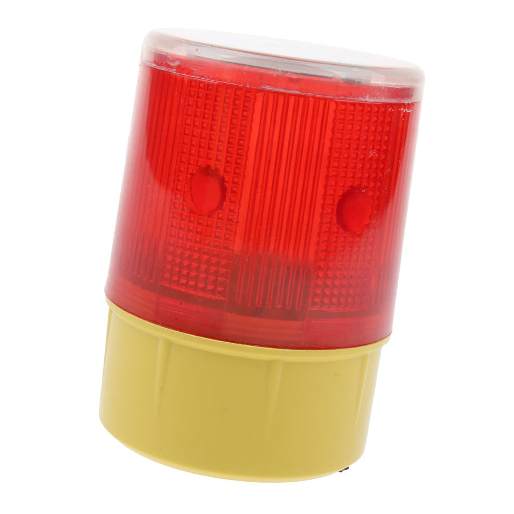 3.7V Solar LED Flashing Strobe Beacon Emergency Warning Light Car Tru Lamp