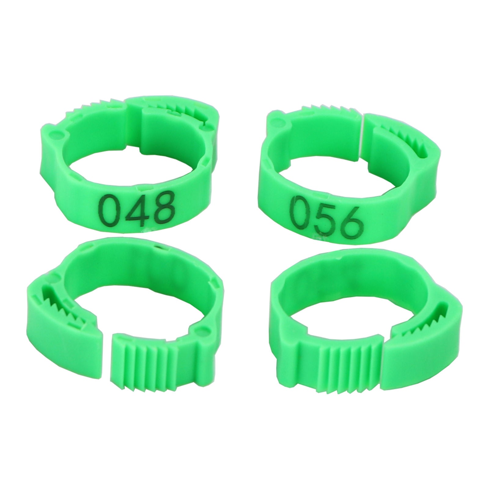 300Pieces Chicken Leg Rings Chicks Leg Band Clip Adjustable with Numbers