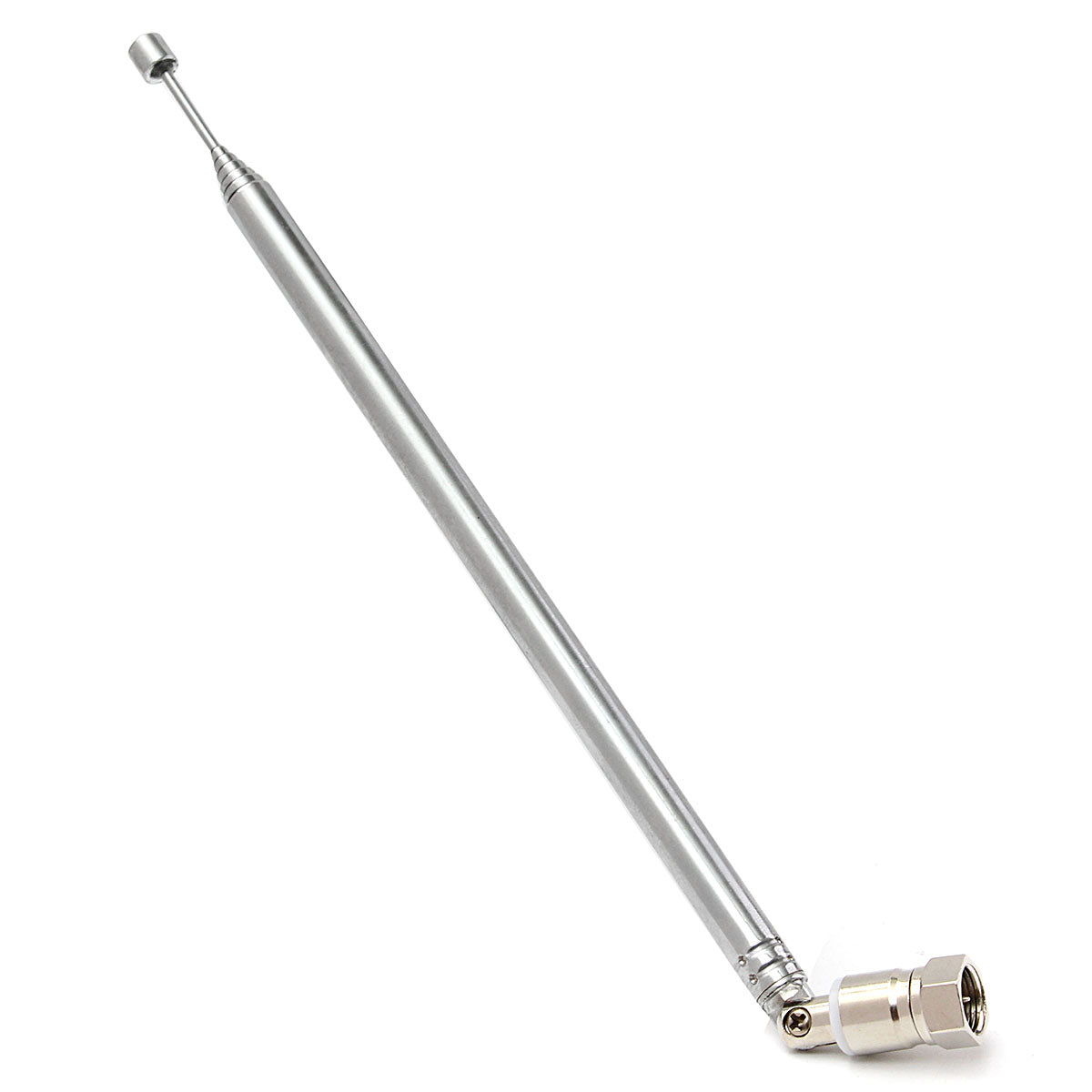 7 Section F Type Replacement Antenna Connector Telescopic Aerial TV AM FM Radio