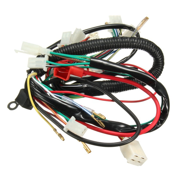 Wiring Harness Loom For Chinese electric start Quads 50cc 70cc 90cc 110cc 125cc