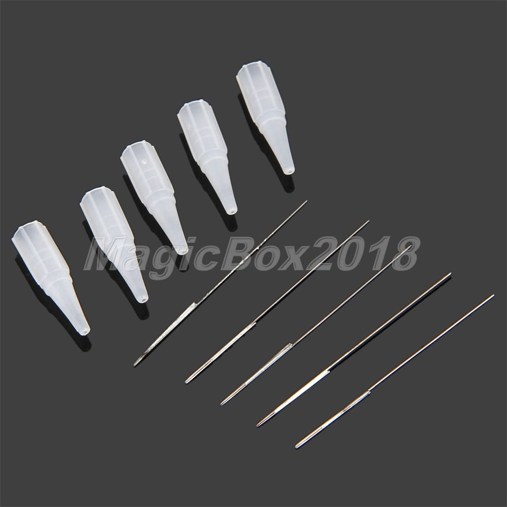 50pcs Needles 3R +50pc Tips Tattoo Eyebrow Permanent Makeup Women Salon Home Pro