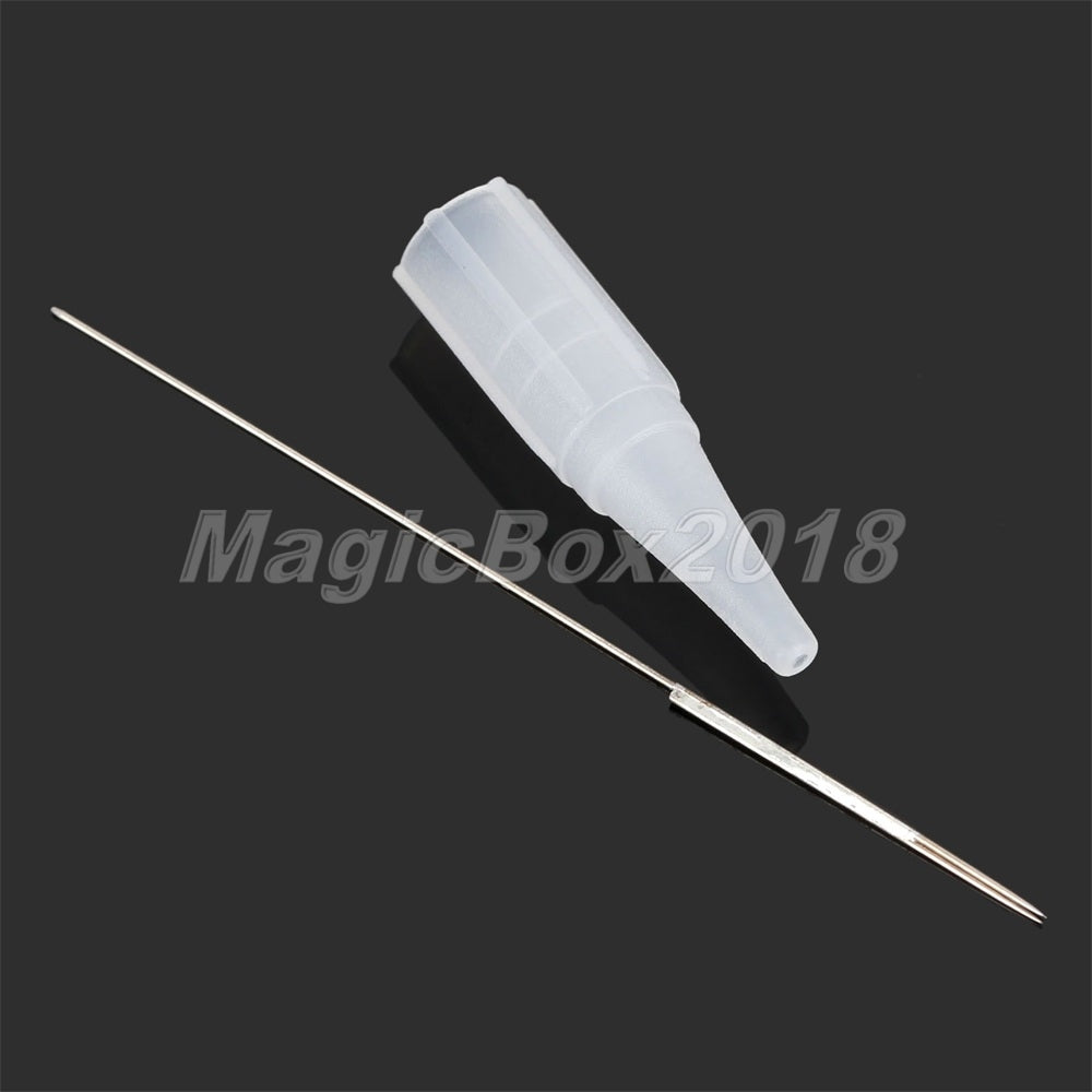 50pcs Needles 3R +50pc Tips Tattoo Eyebrow Permanent Makeup Women Salon Home Pro