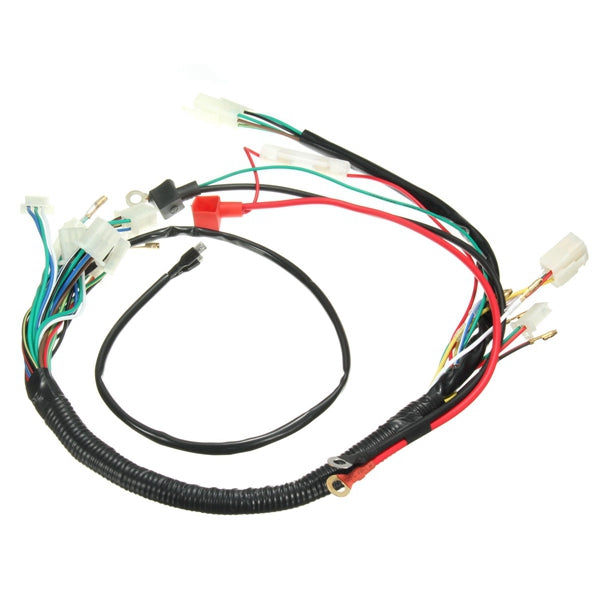 Wiring Harness Loom For Chinese electric start Quads 50cc 70cc 90cc 110cc 125cc