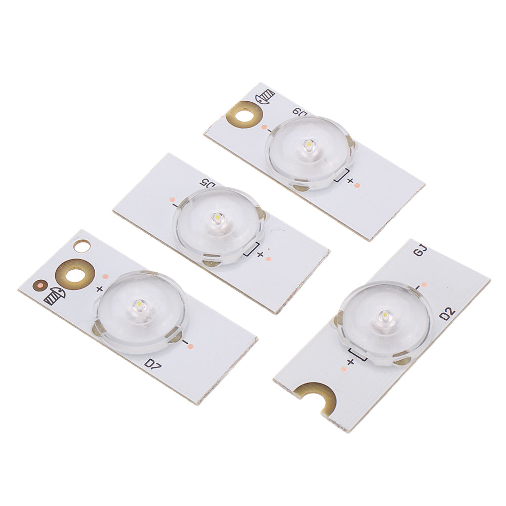 20Pcs 6V SMD Lamp Beads with Optical Lens Fliter for 32-65 inch LED TV Repair