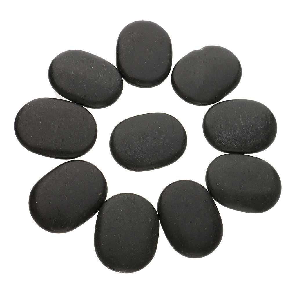 10pcs/ lot Hot Spa Rock Basalt Therapy Massage  Natural Stones 4*3cm