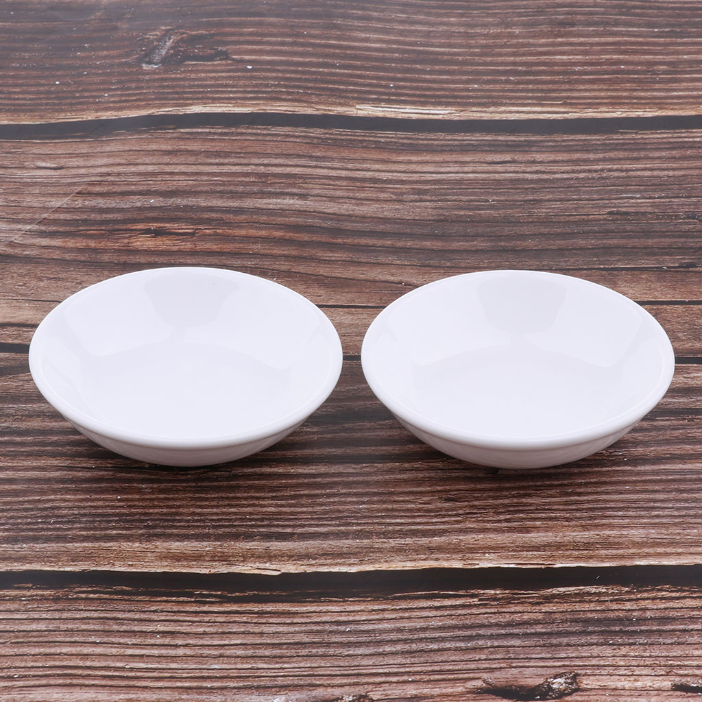 2Pcs High Quality Round Replacement Ceramic Dish For Electric Burner Warmer