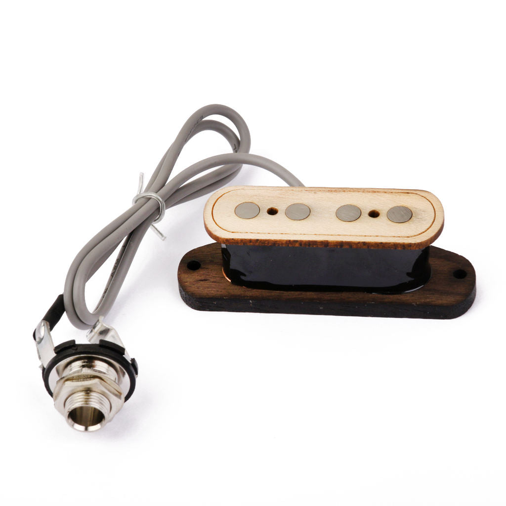 Cigar Box Guitar Pickups with Input Jack for 4 String Cigar Box Guitar