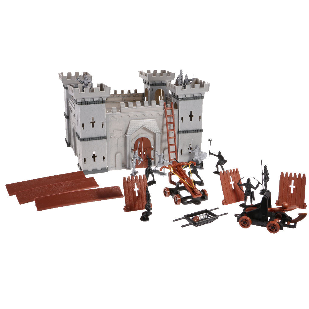 56 Pcs Children's Castle Building Blocks Royal Knight Guards Battle Game