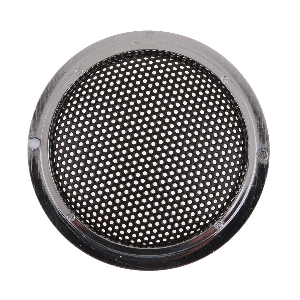 1PCS 1 "Black Speaker Decorative Circle Grill Cover Protective Film