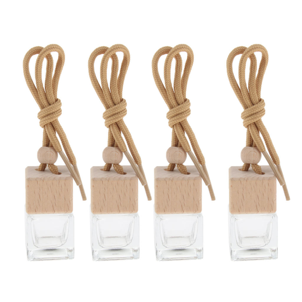 4 Pcs Perfume Bottle Pendant Home Car Accessories