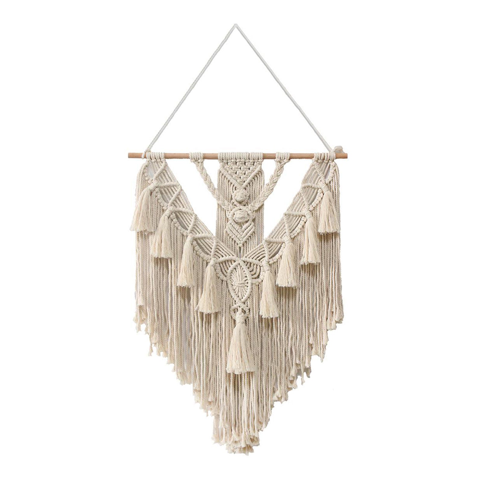 Woven Macrame Boho Lace Tapestry Gift Nursery Mobile Wall Hanging Room Decor