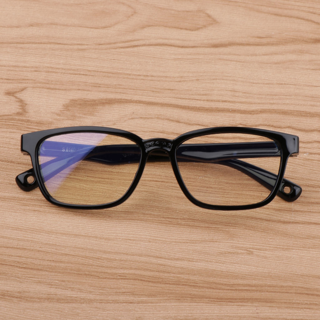2x Kids Computer Eyeglasses Blue-blocking Children Glasses Flexible Goggles