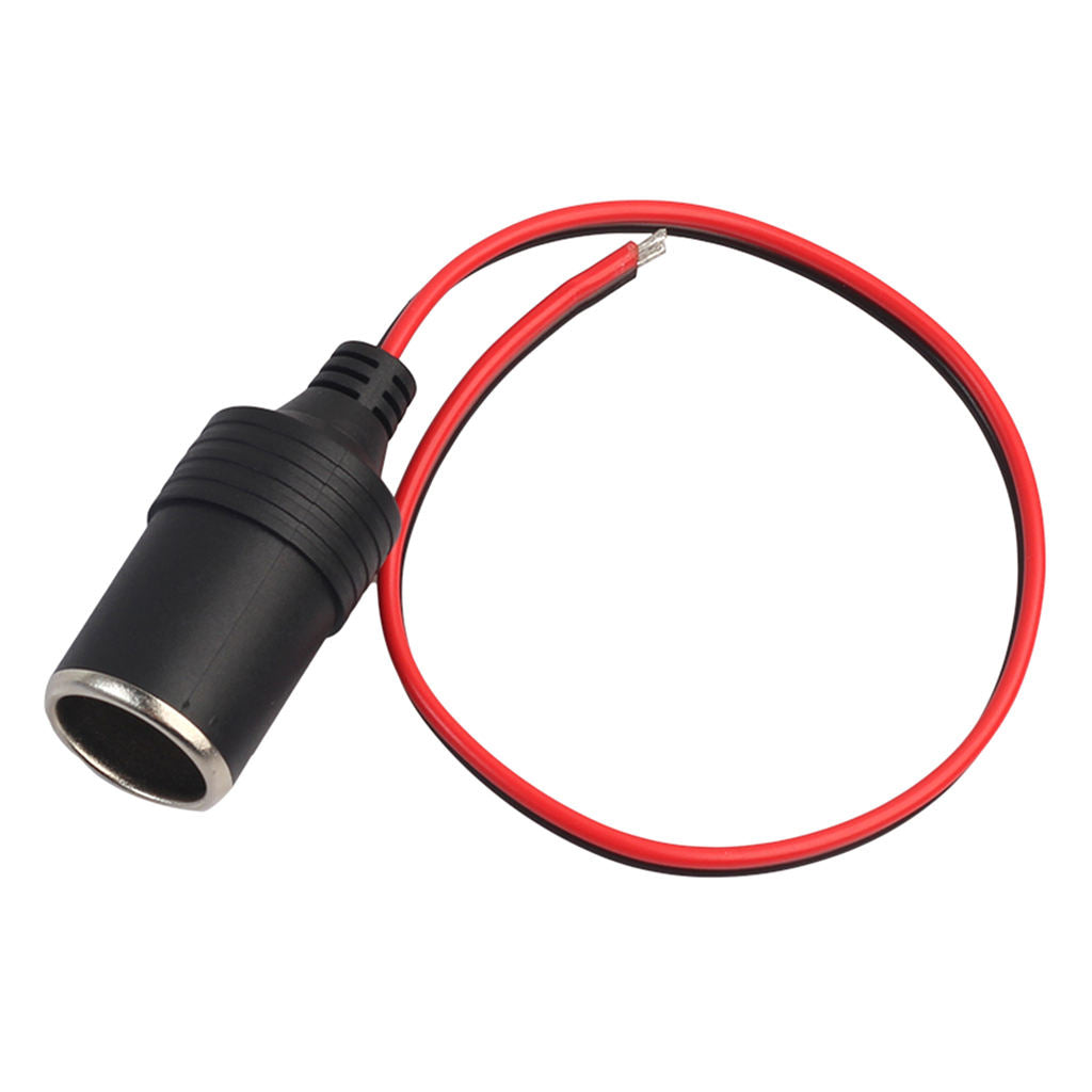 120W Cigarette Lighter Extension Power Plug Socket Connector Adapter 30cm